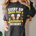 Every Sip Brings Back A Summer Memory Iced Coffee Women's Comfort Colors T-Shirt Pepper Every Sip Brings Back A Summer Memory Iced Coffee Women's Comfort Colors T-Shirt Pepper