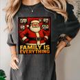 Family Christmas Retro Santa Holiday Nostalgia Vibes Women's Comfort Colors T-Shirt Pepper Family Christmas Retro Santa Holiday Nostalgia Vibes Women's Comfort Colors T-Shirt Pepper
