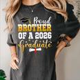 Family Graduation Party Proud Brother Of A 2026 Graduate Women's Comfort Colors T-Shirt Pepper