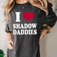 Fantasy Romantasy Book Lover I Love Heart Shadow Daddies Women's Comfort Colors T-Shirt Pepper