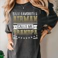 My Favorite Airman Calls Me Grandpa Airman Graduation Premium Women's Comfort Colors T-Shirt Pepper