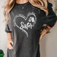 My Favorite Airman Calls Me Sister USAF Graduation Sister Women's Comfort Colors T-Shirt Pepper