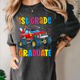 First Grade Graduation Monster Truck 1st Grade Graduate Women's Comfort Colors T-Shirt Pepper
