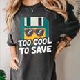 Floppy Disk Retro Tech Nostalgia Old School Computing Humor Women's Comfort Colors T-Shirt Pepper