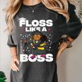 Floss Like A Boss Shirt Class Of 2019 Graduation Kids Women's Comfort Colors T-Shirt Pepper