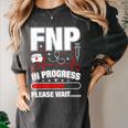 FNP In Progress Graduation Family Nurse Practitioner Women's Comfort Colors T-Shirt Pepper
