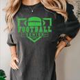 Football Senior Night Football Senior 2025 Graduation 24 Women's Comfort Colors T-Shirt Pepper