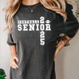 Football Senior Night Football Senior 2025 Graduation 3 Women's Comfort Colors T-Shirt Pepper