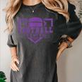 Football Senior Night Football Senior 2025 Graduation 36 Women's Comfort Colors T-Shirt Pepper