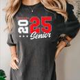 Football Senior Night Football Senior 2025 Graduation 51 Women's Comfort Colors T-Shirt Pepper
