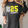 Football Senior Night Football Senior 2025 Graduation 55 Women's Comfort Colors T-Shirt Pepper
