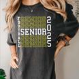 Football Senior Night Football Senior 2025 Graduation 56 Women's Comfort Colors T-Shirt Pepper