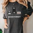 Never Forget Retro Nostalgia Tapes Throwback 80s Premium Tri-Blend Women's Comfort Colors T-Shirt Pepper Never Forget Retro Nostalgia Tapes Throwback 80s Premium Tri-Blend Women's Comfort Colors T-Shirt Pepper