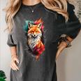 Fox For Fox Lovers Men Women Kids Introverts Women's Comfort Colors T-Shirt Pepper