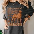 Fox Red Labrador Retriever Introvert Foxred Lab Women's Comfort Colors T-Shirt Pepper