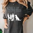 Your Friends Vs My Friend Introvert Pet Dog Owner Men Women Kids Women's Comfort Colors T-Shirt Pepper