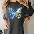 Frutiger Aero Aesthetic Butterfly Computer Fishes Scenery Women's Comfort Colors T-Shirt Pepper Frutiger Aero Aesthetic Butterfly Computer Fishes Scenery Women's Comfort Colors T-Shirt Pepper