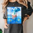 Frutiger Aero Aesthetic Tech Bubble Tea Boba Milktea Fishes Raglan Baseball Tee Women's Comfort Colors T-Shirt Pepper Frutiger Aero Aesthetic Tech Bubble Tea Boba Milktea Fishes Raglan Baseball Tee Women's Comfort Colors T-Shirt Pepper
