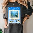 Frutiger Aero Aesthetic Tech Computer Aquarium Tarot Card Women's Comfort Colors T-Shirt Pepper