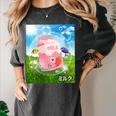 Frutiger Aero Aesthetic Tech Kawaii Strawberry Milk Fishes Women's Comfort Colors T-Shirt Pepper Frutiger Aero Aesthetic Tech Kawaii Strawberry Milk Fishes Women's Comfort Colors T-Shirt Pepper