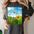 Frutiger Aero Aesthetic Tech Scenery Fishes Sunflower Raglan Baseball Tee Women's Comfort Colors T-Shirt Pepper Frutiger Aero Aesthetic Tech Scenery Fishes Sunflower Raglan Baseball Tee Women's Comfort Colors T-Shirt Pepper