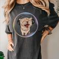 Frutiger Aero Cat Wearing Headphones Bubble 2000s Gen-Z Meme Women's Comfort Colors T-Shirt Pepper Frutiger Aero Cat Wearing Headphones Bubble 2000s Gen-Z Meme Women's Comfort Colors T-Shirt Pepper