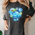 Frutiger Aero Metro Abstract Maximalism 2000s Nostalgia Premium Tri-Blend Women's Comfort Colors T-Shirt Pepper