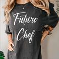 Future Chef Shirt Cute Graduation Grad Women's Comfort Colors T-Shirt Pepper