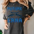 Future CRNA Nurse Anesthetist Student Nursing RN Graduation Women's Comfort Colors T-Shirt Pepper