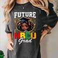 Future HBCU Grad Girl HBCU Toddler Kids Graduation Women's Comfort Colors T-Shirt Pepper