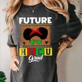 Future HBCU Grad HBCU Tomorrow Girl Graduation Kids Women's Comfort Colors T-Shirt Pepper