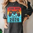 Game Over Class Of 2026 Shirt Students Graduation Women's Comfort Colors T-Shirt Pepper