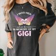 Gigi Angel In My Memory Cute Family Remembrance Match Women's Comfort Colors T-Shirt Pepper Gigi Angel In My Memory Cute Family Remembrance Match Women's Comfort Colors T-Shirt Pepper