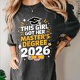 This Girl Got Her Masters Degree Graduation Mastered It 2026 Women's Comfort Colors T-Shirt Pepper