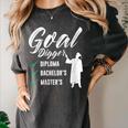 Goal Digger Diploma Master s Bachelor s Master Graduation Women's Comfort Colors T-Shirt Pepper