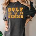 Golf Senior Night Golf Senior 2025 Graduation 14 Women's Comfort Colors T-Shirt Pepper