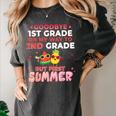 Goodbye 1st Grade Graduation To 2nd Grade Hello Summer Women's Comfort Colors T-Shirt Pepper