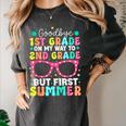 Goodbye 1st Grade Graduation To Second Grade First Summer Women's Comfort Colors T-Shirt Pepper