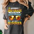 Goodbye 3rd Grade Graduation To 4th Grade First Summer Beach Women's Comfort Colors T-Shirt Pepper