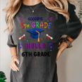 Goodbye 5th Grade Graduation 2025 6th Grade Graduate Kids Women's Comfort Colors T-Shirt Pepper
