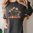 Goodlife Senior Living And Memory Care Center Staff Resident Women's Comfort Colors T-Shirt Pepper