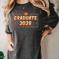 Graduate 2028 Class Of 2028 Senior Graduation Women's Comfort Colors T-Shirt Pepper