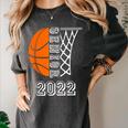 Graduate Senior Class 2022 Graduation Basketball Player Women's Comfort Colors T-Shirt Pepper