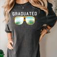 Graduated Graduation Tropical Sunglasses Women's Comfort Colors T-Shirt Pepper