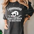 Graduation Animal Zoo Panda Bear I Graduated Panda Student Women's Comfort Colors T-Shirt Pepper