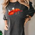 Graduation Bachelor Master Doctor PhD Study School Lobster Women's Comfort Colors T-Shirt Pepper