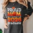 Graduation Basketball Retro Proud Mom Of A 2026 Graduate Women's Comfort Colors T-Shirt Pepper