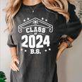 Graduation BS Class Of 2024 Grad Congratulations Graduate Women's Comfort Colors T-Shirt Pepper