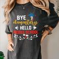 Graduation Bye Elementary Hello Middle School Graduate Women's Comfort Colors T-Shirt Pepper