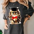 Graduation Cat Class Of 2023 Women's Comfort Colors T-Shirt Pepper